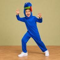 serpiente azul enterizo - talla 6 nino